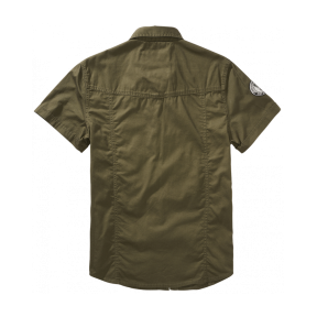Chemise à manches courtes Luis vintage olive - Brandit