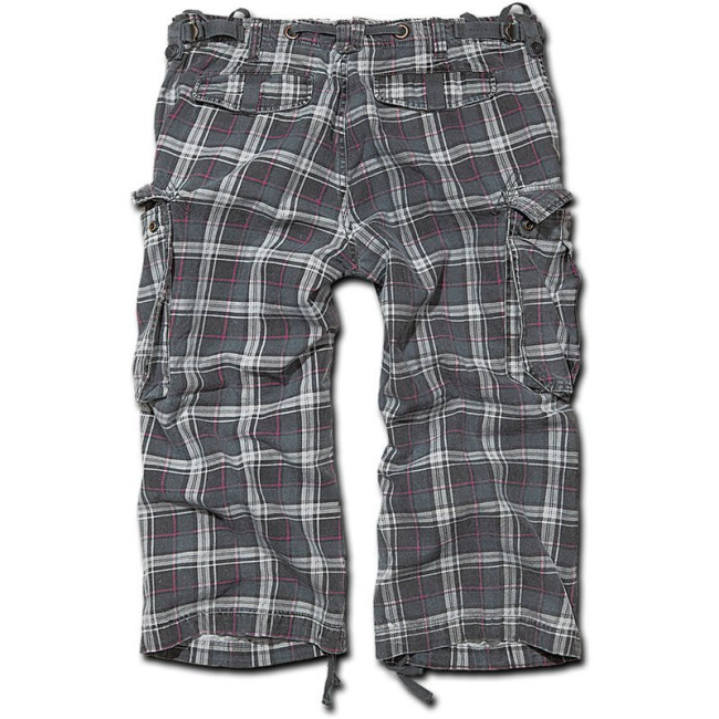 Industrie vintage 3/4 shorts paars/donkergrijs - Brandit