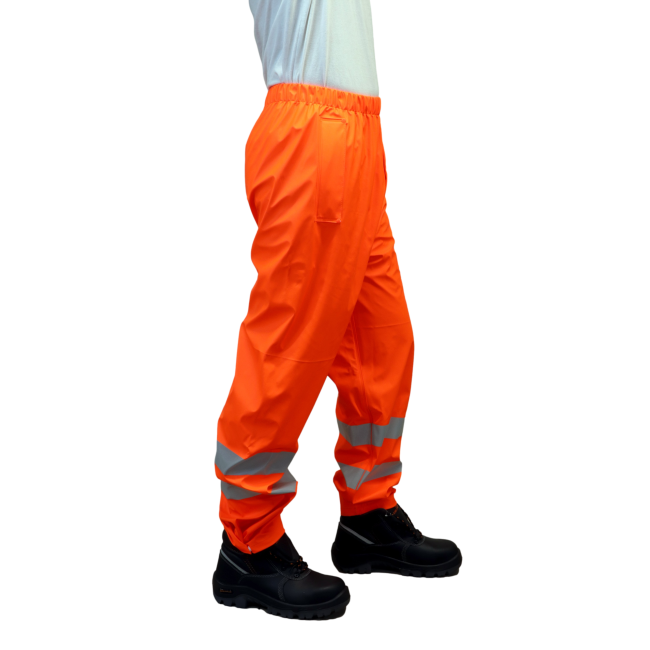 Regenbroek HV fluor oranje - Delta plus
