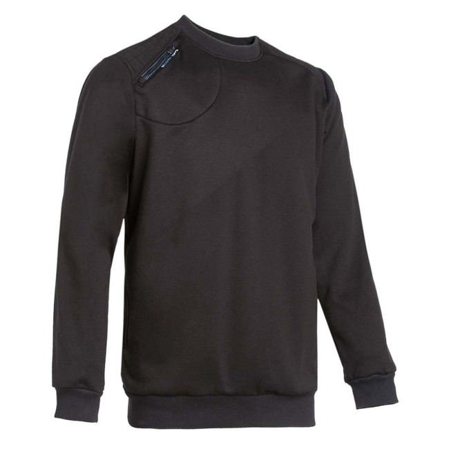 RUNDHALS-SWEATSHIRT LEON SCHWARZ - North Ways