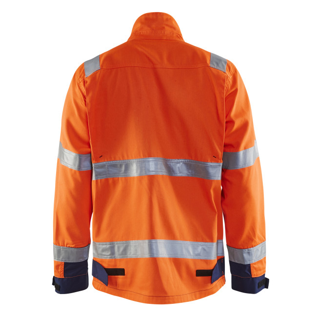 Warnschutzjacke orange fluoreszierend/marineblau 4064 - Blaklader