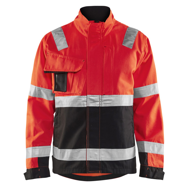 Veste haute visibilité rouge fluo/noir 4064 - Blaklader