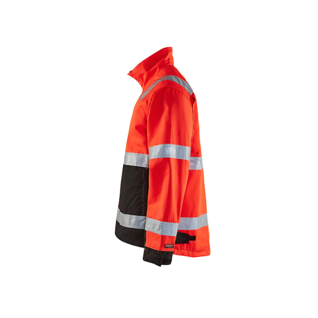Warnschutzjacke rot fluoreszierend/schwarz 4064 - Blaklader