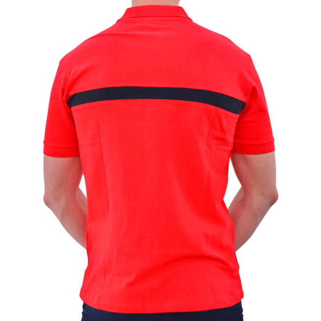 Rotes Poloshirt für Brandschutzsicherheit - PATROL