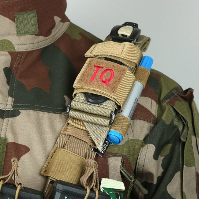 Porte garrot tourniquet universel coyote - Vigilant