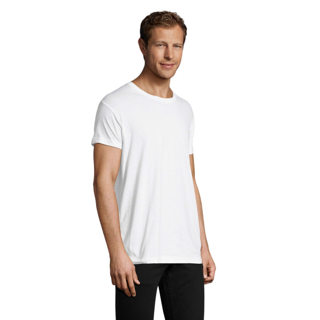 Tee-shirt homme Regent Fit col rond ajusté blanc - Sol's