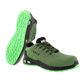 Titus S1P Baskets de sécurité Basses Fluo vert - Herock