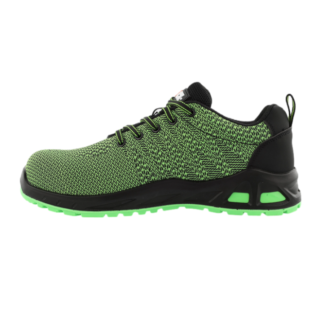 Baskets de sécurité basses S1P TITUS vert fluo - Herock