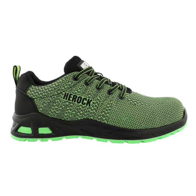 S1P TITUS Sicherheits-Sneaker niedrig neongrün - Herock