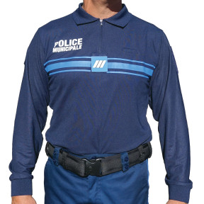 Polo Police Municipale manches longues Cooldry - Patrol