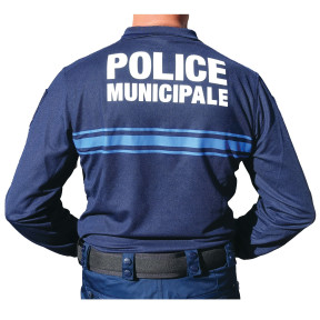 Polo Policja Miejska długie rękawy Cooldry - Patrol