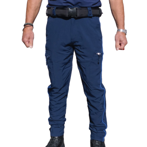 Lichte interventiebroek mat blauw slim fit Gemeentepolitie - Patrol