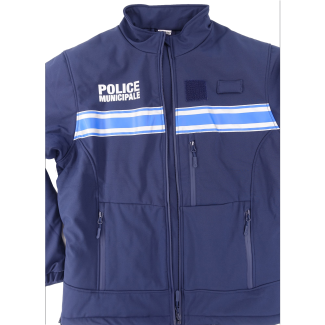Kurtka Softshell Policja Miejska ekstremalny mróz pikowana - Patrol