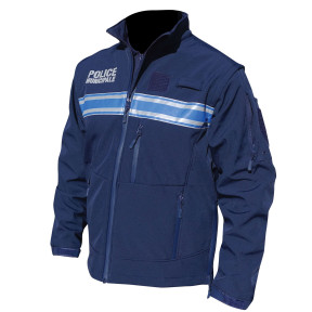 Blouson softhsell Police Municipale 2-en-1 manches amovibles - Patrol