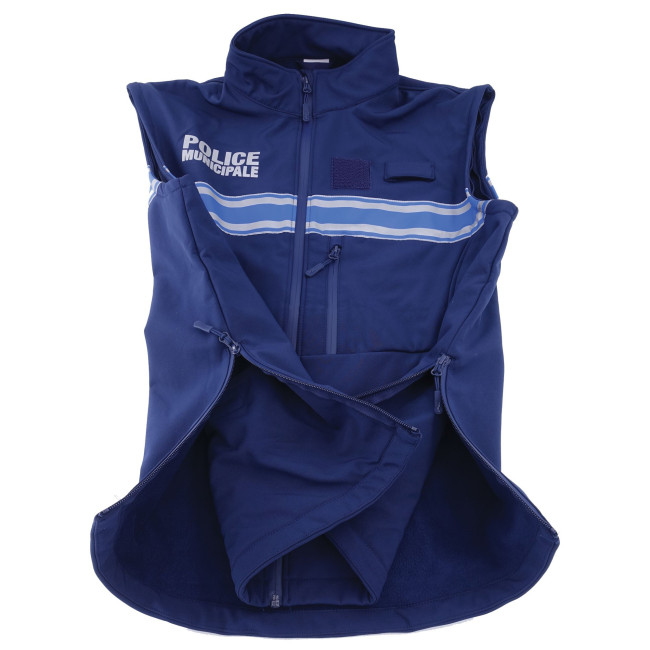 Kurtka softshell Policja Miejska 2-w-1 ze zdejmowanymi rękawami - Patrol