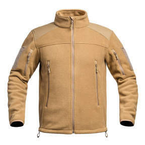 Fighter Fleecejacke tan - A10 Equipment