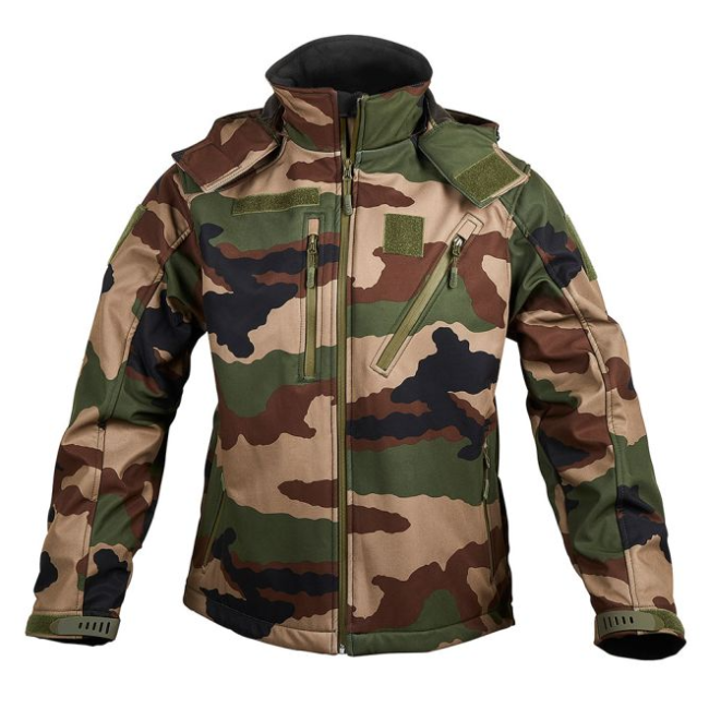 Kurtka softshell Elite 3-w-1 camo CE - Ares