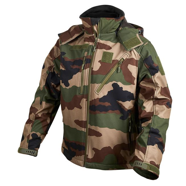 Veste softshell Elite 3-en-1 camo CE - Ares