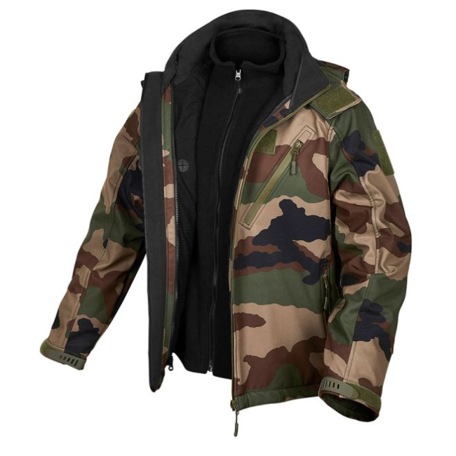 Softshell jas Elite 3-in-1 camo CE - Ares