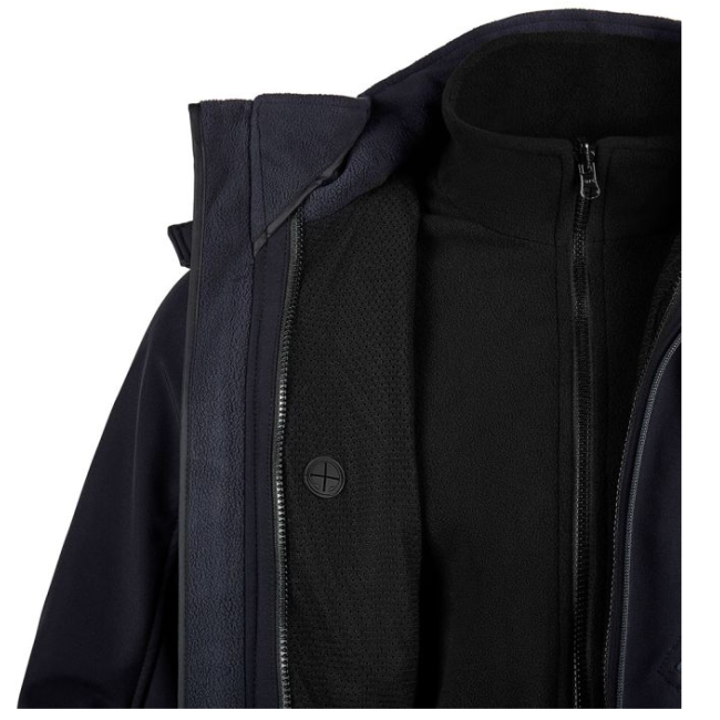 Elite 3-in-1 Softshell-Jacke marineblau - Ares