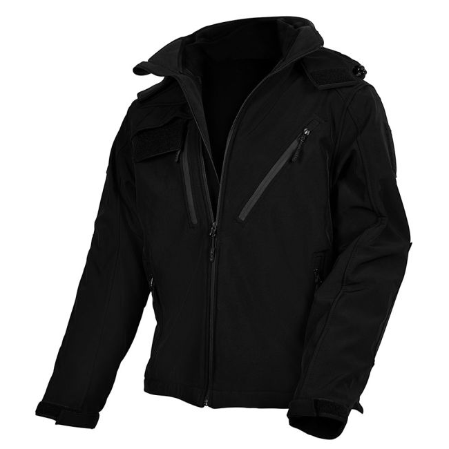 Veste softshell Elite 3-en-1 noir - Ares