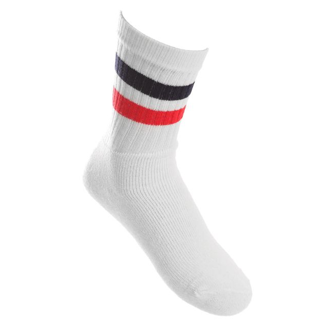 Chaussettes de sport bleu blanc rouge - Ares