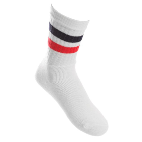 Chaussettes de sport bleu blanc rouge - Ares