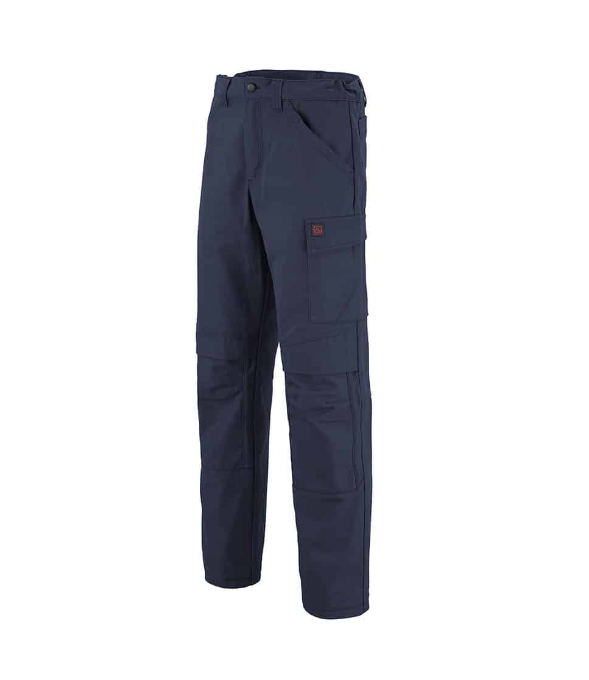 Pantalon BLEU DE TRAVAIL Coton avec poches genoux