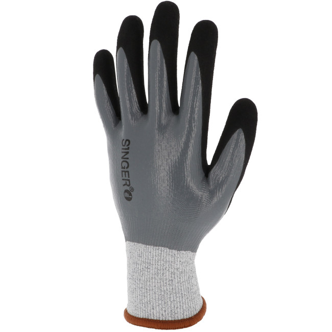 Lot de 10 paires de gants HDPE tout enduit doubl nit - Singer Safety