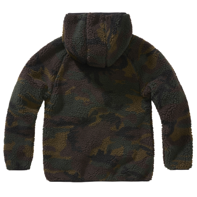 Veste polaire enfant à capuche woodland - Brandit