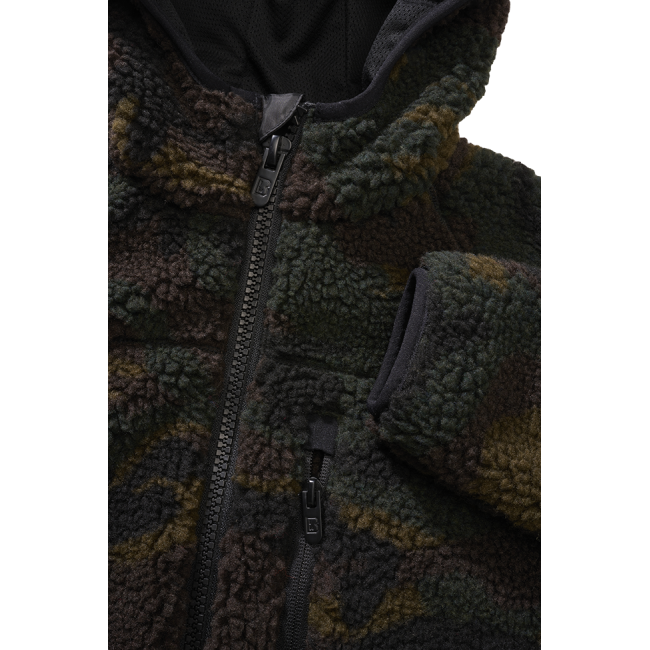 Kinder-Fleecejacke mit Kapuze Woodland - Brandit