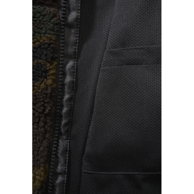 Kinder Fleecejacke mit Kapuze woodland - Brandit