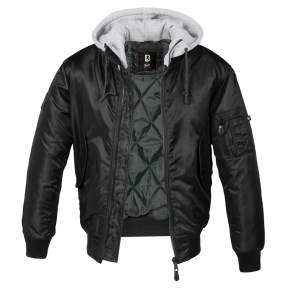 Veste à capuche MA1 gris/noir - Brandit