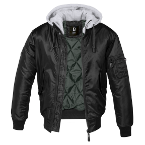 Veste à capuche MA1 gris/noir - Brandit