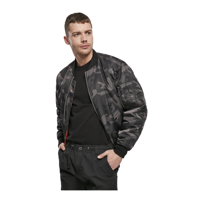 Kurtka bomber MA1 darkcamo - Brandit