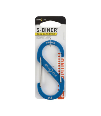 S-Biner® Aluminum Dual Carabiner 4 - Blue - nite ize