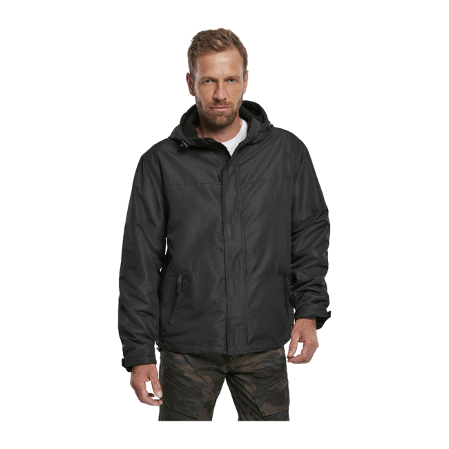 Coupe-vent zip noir - Brandit