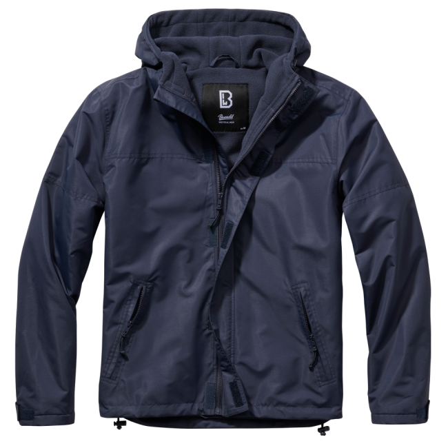 Windbreaker mit Reißverschluss marineblau - Brandit