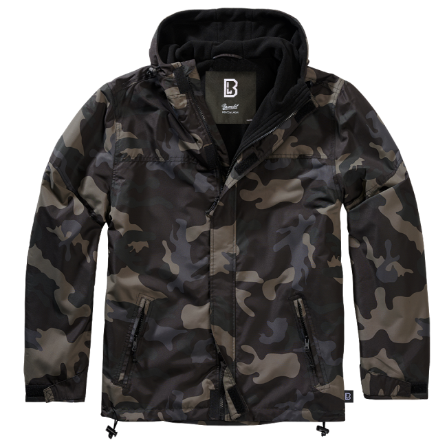 Windjack met rits darkcamo - Brandit