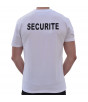 Tee-shirt Sécurité blanc - CityGuard