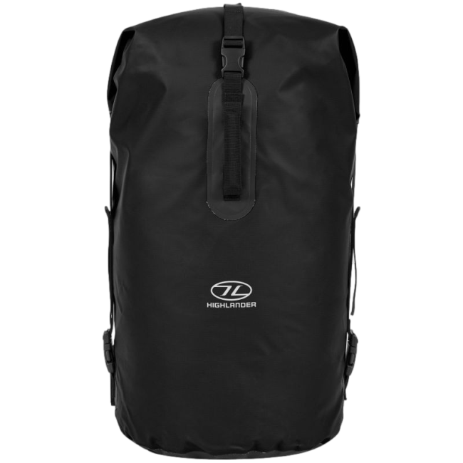 Wodoodporny plecak TROON 70L Czarny - Highlander