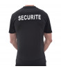 Tee-shirt Sécurité noir - CityGuard