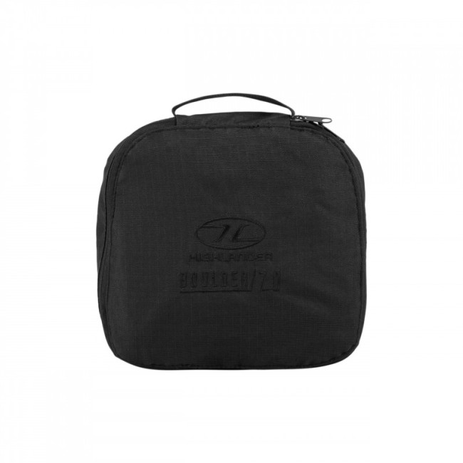 Opvouwbare tas BOULDER 70L Zwart - Highlander