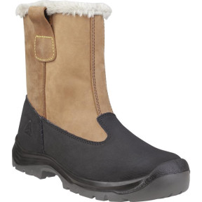 Botte fourrée cuir vachette TAKU S3 CI SRC - Delta plus