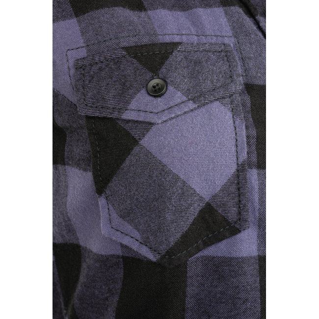Chemise longue femme sans manches noir/gris - Brandit