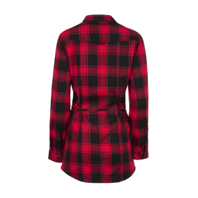 Chemise longue femme rouge/noir - Brandit
