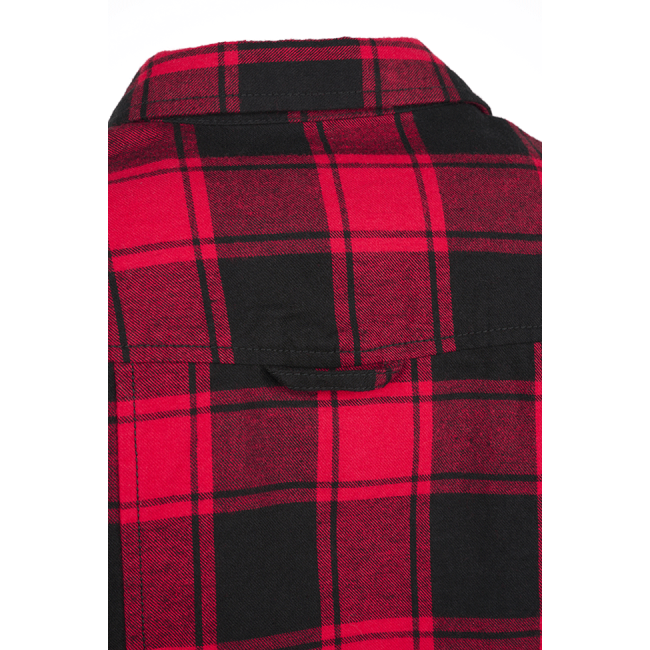 Dames lange blouse rood/zwart - Brandit