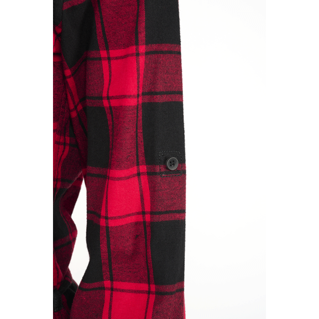 Chemise longue femme rouge/noir - Brandit