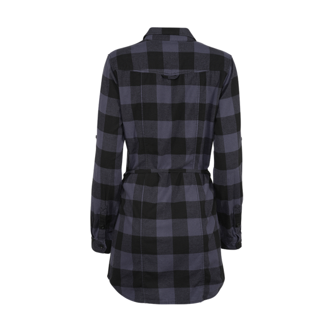 Damen Langarmhemd schwarz/grau - Brandit
