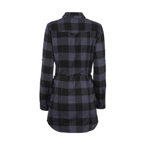 Chemise longue femme noir/gris - Brandit